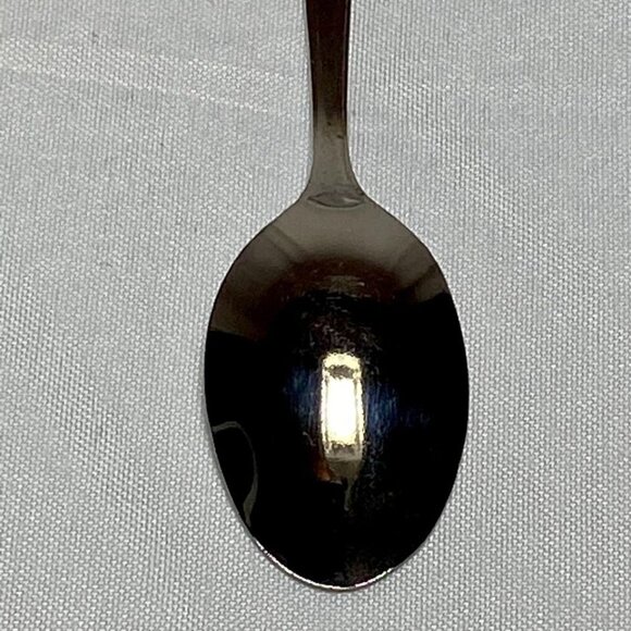 Arizona Route 66 Souvenir Spoon Silver Tone Enamel Shield Travel Collector 3.5" - Picture 5 of 8